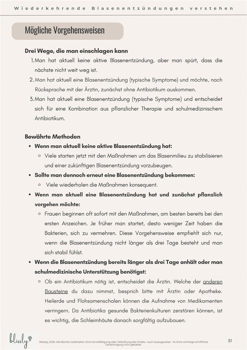 Seite: Mögliche Vorgehensweisen