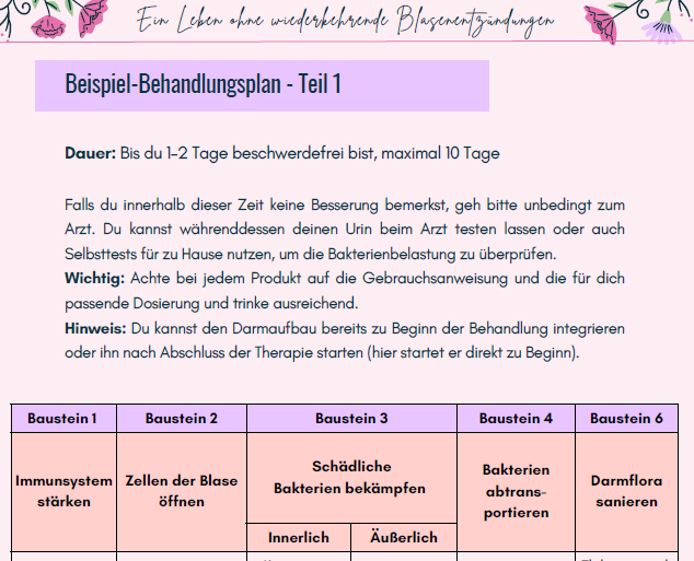 Ursachen-bekämpfung und Vorbeugung von wiederkehrenden Blasenentzündungen - Ratgeber