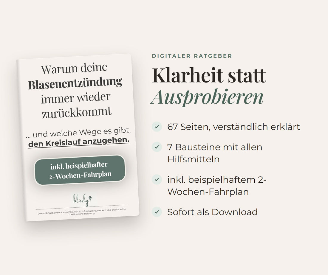 Blissly-Ratgeber: Klarheit statt Ausprobieren, 67 Seiten, 7 Bausteine, inklusive 2-Wochen-Fahrplan