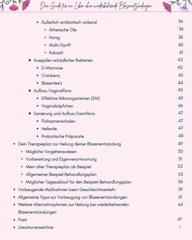 Ursachen-bekämpfung und Vorbeugung von wiederkehrenden Blasenentzündungen - Ratgeber